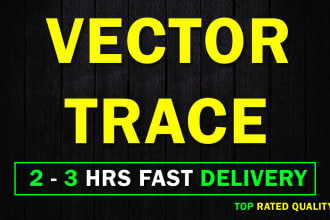 vector trace or recreate any logo with in 2 hrs