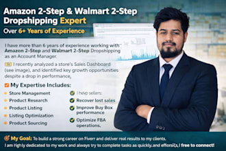 amazon 2 step dropshipping full store management
