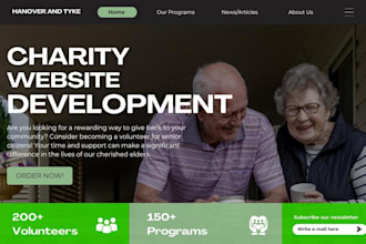 build nonprofit church crowdfunding ngo website for charity donation fundraising