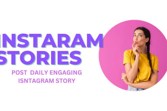 capable virtual assistant for daily instagram story posting