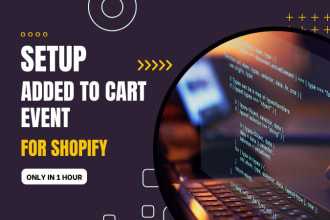 set up klaviyo added to cart event for shopify
