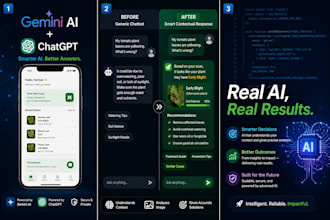 integrate gemini ai or chatgpt into your app or website