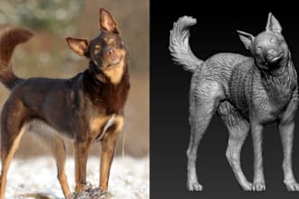 make a 3d model of your dog