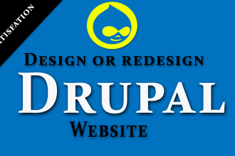 design drupal website or fixed, update drupal issues