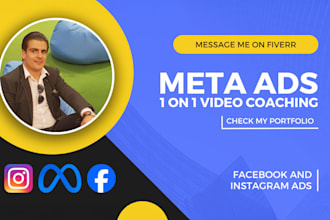 be your facebook ads coach, meta campaigns 1 on 1 coaching