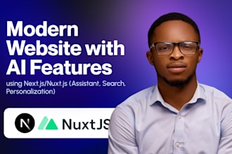 build modern websites with ai features