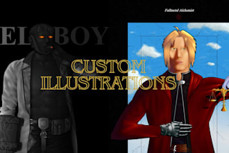 illustrations for services and san valentine gift ideas