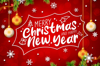 do christmas card design, new year invitation cards and party invitation