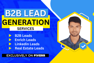 do lead enrichment, b2b lead generation, linkedin leads and business leads