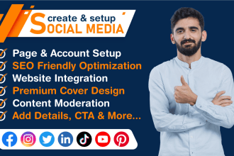 setup facebook business page, create social media account, fb fan page creation