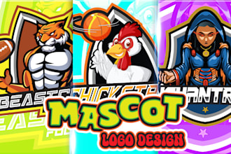 design mascot esports and gaming logo