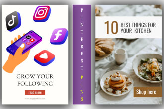 design attractive premium pinterest pins for your business