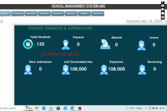 complete school management system
