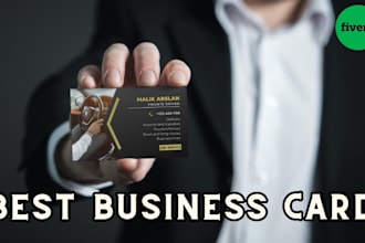 design branded digital business card, printable card in 24 hours