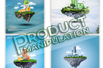 product manipulation and image editing in photoshop