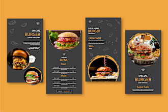 design dessert flyer, food menu, flyer and brochure