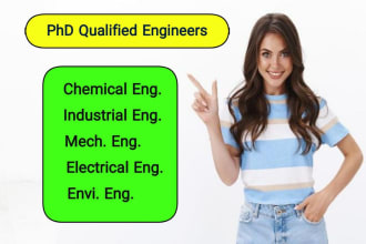 assist in industrial environmental mechanical chemical electrical engineering