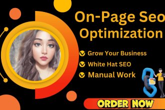 provide onpage SEO services to optimize web pages
