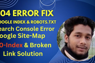 fix 404 500 505 error and indexing issue search console errors fixed