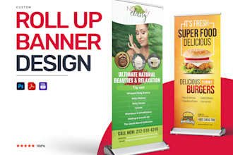 design a retractable banner stand within 24 hours