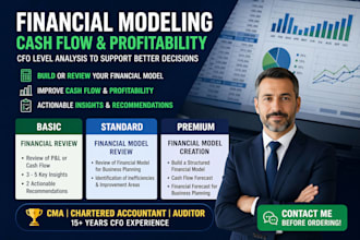 analyze your financials and build a reliable cash flow and financial model