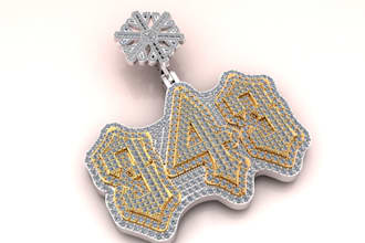create any type of hip hop jewelry pendant for 3d printing