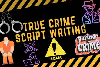 write true crime scripts for your youtube video