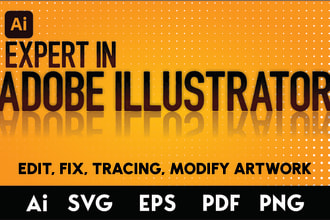 do any adobe illustrator work or edit your ai,eps,svg files