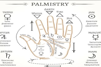 do an ancient palm reading using egyptian methodology