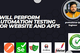 do QA automation testing of web applications and apis