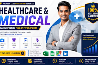 provide targeted healthcare, dentist, orthopedic, clinic and medical leads