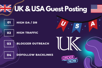 publish high da UK and USA guest posts backlinks