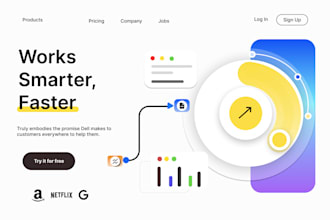 design website hero section in figma