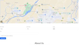 develop a single page applications