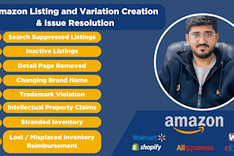 create amazon listing variations and resolve related issues