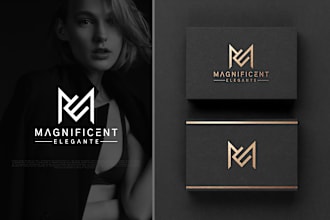 design a minimalist luxury fashion and monogram logo