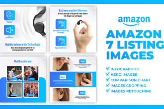 design amazon product listing images infographics lifestyle pictures