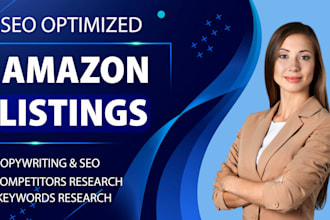 amazon listing optimization and SEO copywriting product description
