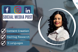 create social media content