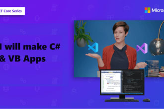 make visual basic csharp windows forms desktop applications