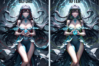 fix, or enhance ai generated art
