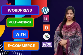build a multi vendor ecommerce website with a dokan and wcfm