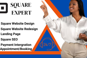 do square website, square online store squarespace website