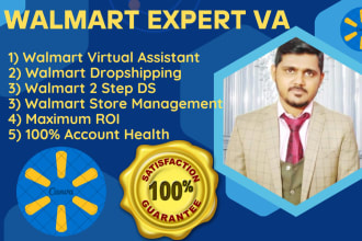 be your walmart dropshipping and wfs expert virtual assistant VA