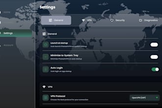 build a desktop application, or service using cpp and qt