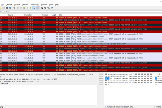 carry out traffic analysis with wireshark