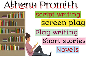 write comic, manga, play script, do screenwriting