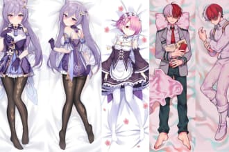 draw body pillow dakimakura, anime girl, fanart, anime nsfw, wafiu, anime oc