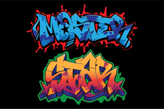 create awesome graffiti piece work for you