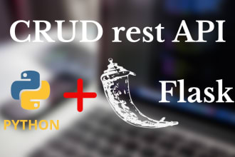 create a crud rest API for you in python using flask